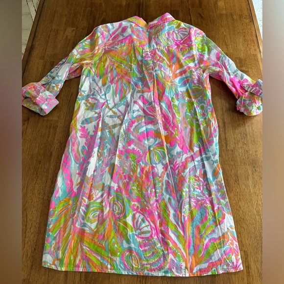 Lilly Pulitzer Jupiter Island Tunic SZ M Scuba To Cuba - Picture 7 of 16